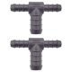 2 x YOU.S Original Schlauchverbinder Zwischenstück RGV Ø 10x16x10 mm - T-Stück Reduzierer
