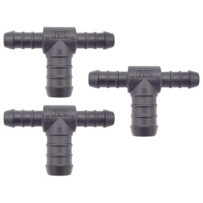 3 x YOU.S Original Schlauchverbinder Zwischenstück RGV Ø 10x16x10 mm - T-Stück Reduzierer