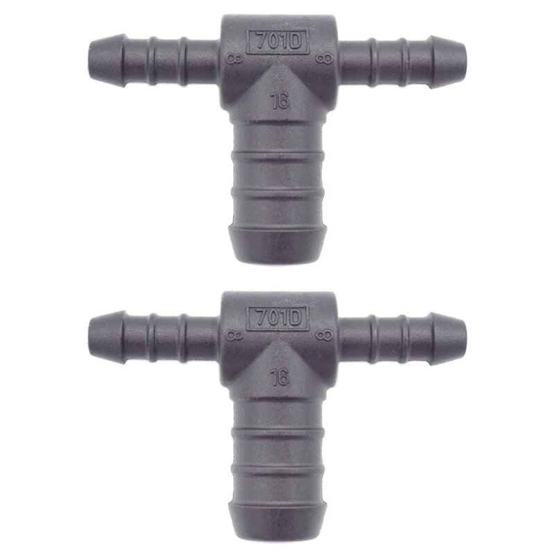 2 x YOU.S Original Schlauchverbinder Zwischenstück RGV Ø 8x16x8 mm - T-Stück Reduzierer