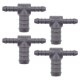 4 x YOU.S Original Schlauchverbinder Zwischenstück RGV Ø 8x16x8 mm - T-Stück Reduzierer