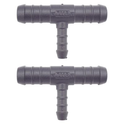2 x YOU.S Original Schlauchverbinder Zwischenstück RGV Ø 14x8x14 mm - T-Stück Reduzierer