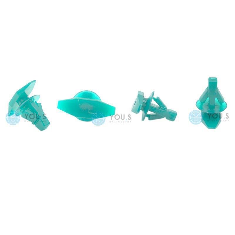 100 x YOU.S Original Dichtungsleisten Befestigung Clips kompatibel mit HONDA 91568-Sr2-003