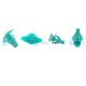 100 x YOU.S Original Dichtungsleisten Befestigung Clips kompatibel mit HONDA 91568-Sr2-003