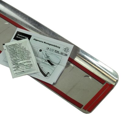 YOU.S Original Ladekantenschutz Abdeckung Chrom / Edelstahl kompatibel mit Audi Q3 SUV ab Bj. 2011-2016