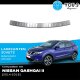 YOU.S Original Ladekantenschutz Abdeckung Chrom / Edelstahl kompatibel mit Nissan kompatibel mit Qashqai 2 SUV ab Bj. 2014-2017