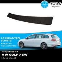 YOU.S Original Ladekantenschutz Schutzleiste ABS Kunststoff Schwarz kompatibel mit VW Golf 7 Variant ab Bj. 2012-2019