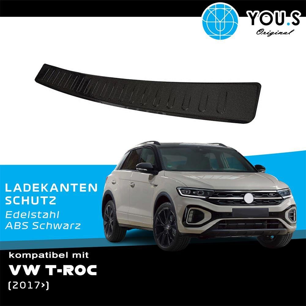 YOU.S Original Ladekantenschutz Schutzleiste ABS Kunststoff Schwarz k