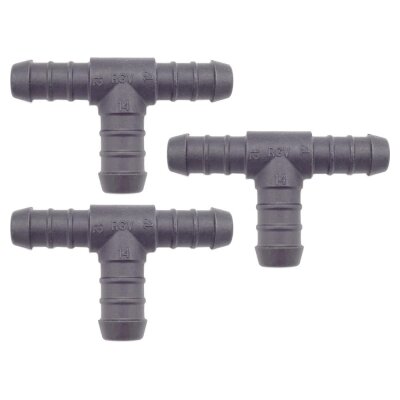 3 x YOU.S Original Schlauchverbinder Zwischenstück RGV Ø 12x12x14 mm - T-Stück Reduzierer
