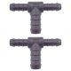 2 x YOU.S Original Schlauchverbinder Zwischenstück RGV Ø 10x10x14 mm - T-Stück Reduzierer