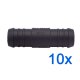 10 x YOU.S Original Schlauchverbinder Zwischenstück RGV Ø 20x20 mm - Gerade Form