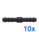 10 x YOU.S Original Schlauchverbinder Leitung Zwischenstück Ø 6x6 mm - Gerade Form