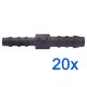20 x YOU.S Original Schlauchverbinder Zwischenstück RGV Ø 6mm 5mm - Gerade Form - Reduzierer