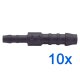 10 x YOU.S Original Schlauchverbinder Zwischenstück RGV Ø 6mm 4mm - Gerade Form - Reduzierer