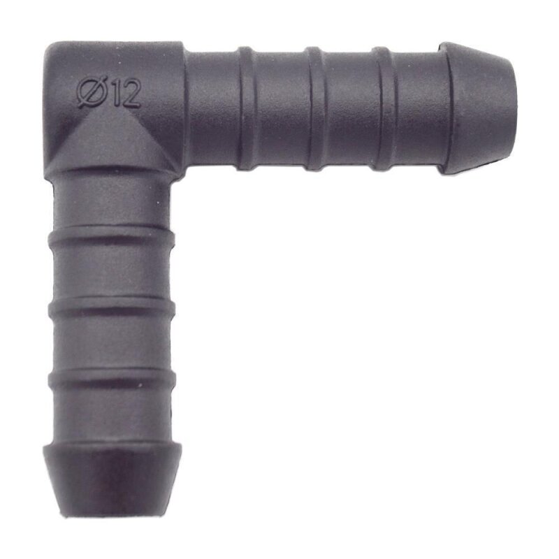20 x YOU.S Original Schlauchverbinder Zwischenstück RGV Ø 12 mm 90° Winkel - L Form