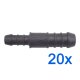 20 x YOU.S Original Schlauchverbinder Zwischenstück RGV Ø 14mm 10mm - Gerade Form - Reduzierer