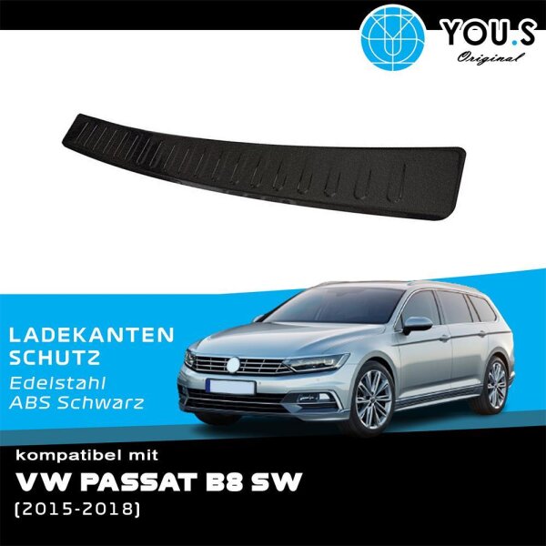 YOU.S Original Ladekantenschutz Schutzleiste ABS Kunststoff Schwarz k