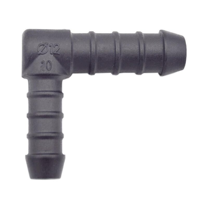 20 x YOU.S Original Schlauchverbinder Zwischenstück RGV Ø 10x12 mm 90° Winkel - L-Form Reduzierer