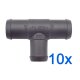 10 x YOU.S Original Schlauchverbinder Zwischenstück RGV Ø 25x22x25 mm - T-Stück Reduzierer