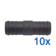 10 x YOU.S Original Schlauchverbinder Zwischenstück RGV Ø 22x22 mm - Gerade Form