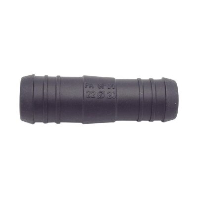 10 x YOU.S Original Schlauchverbinder Zwischenstück RGV Ø 22mm 20mm - Gerade Form - Reduzierer