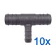 10 x YOU.S Original Schlauchverbinder Zwischenstück RGV Ø 20x20x12 mm - T-Stück Reduzierer