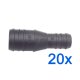 20 x YOU.S Original Schlauchverbinder Zwischenstück RGV Ø 25mm 18mm - Gerade Form - Reduzierer