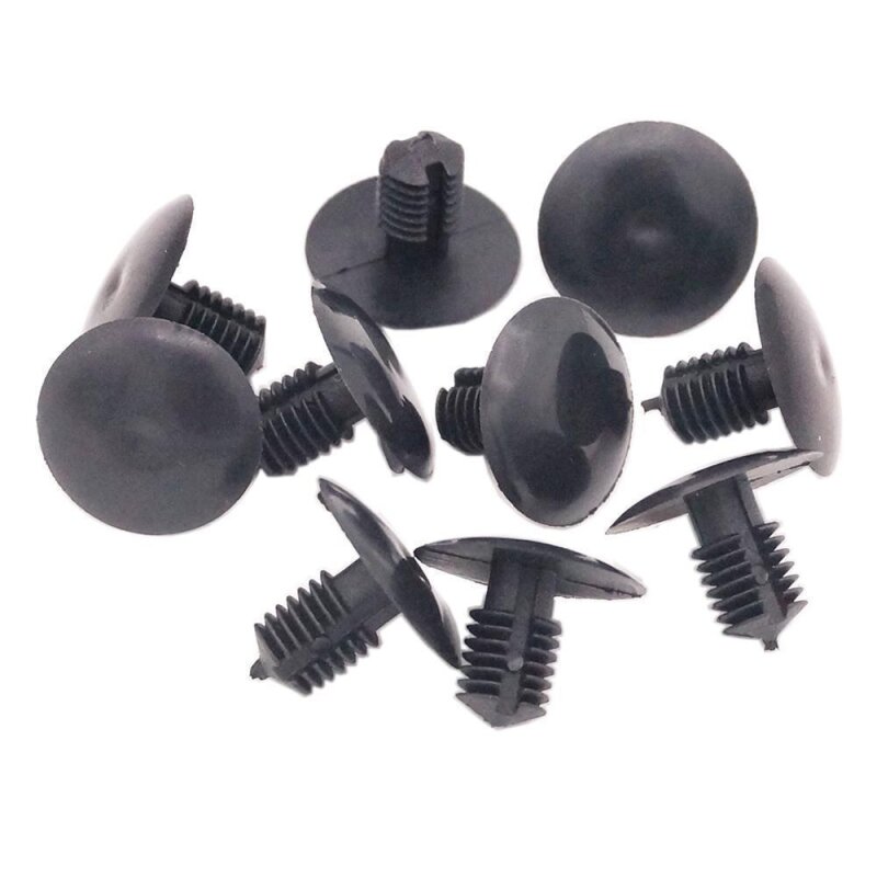 10 x YOU.S Original Universal Befestigungsclip Druckclip Stopfen - Schwarz
