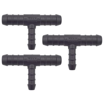 3 x YOU.S Original Schlauchverbinder Zwischenstück RGV Ø 12x12x8 mm - T-Stück Reduzierer