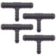 4 x YOU.S Original Schlauchverbinder Zwischenstück RGV Ø 12x12x8 mm - T-Stück Reduzierer