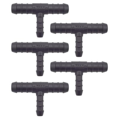 5 x YOU.S Original Schlauchverbinder Zwischenstück RGV Ø 12x12x8 mm - T-Stück Reduzierer