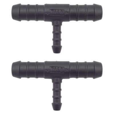 2 x YOU.S Original Schlauchverbinder Zwischenstück RGV Ø 12x12x7 mm - T-Stück Reduzierer