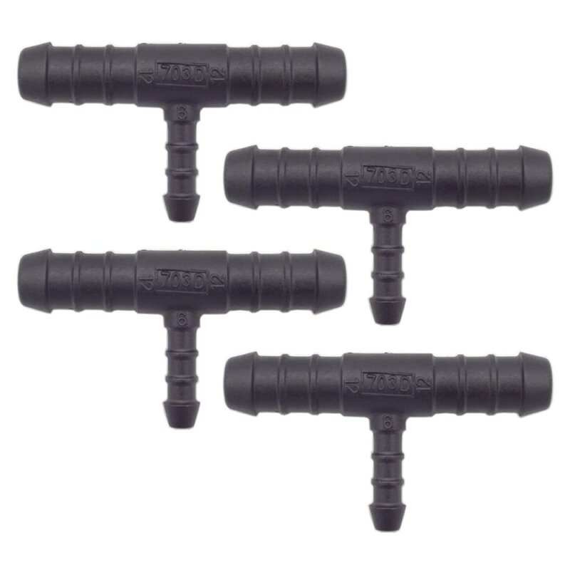 4 x YOU.S Original Schlauchverbinder Zwischenstück RGV Ø 12x12x7 mm - T-Stück Reduzierer