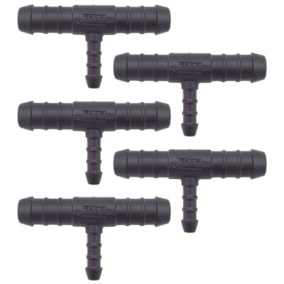 5 x YOU.S Original Schlauchverbinder Zwischenstück RGV Ø 12x12x7 mm - T-Stück Reduzierer