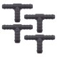 4 x YOU.S Original Schlauchverbinder Zwischenstück RGV Ø 10x10x12 mm - T-Stück Reduzierer