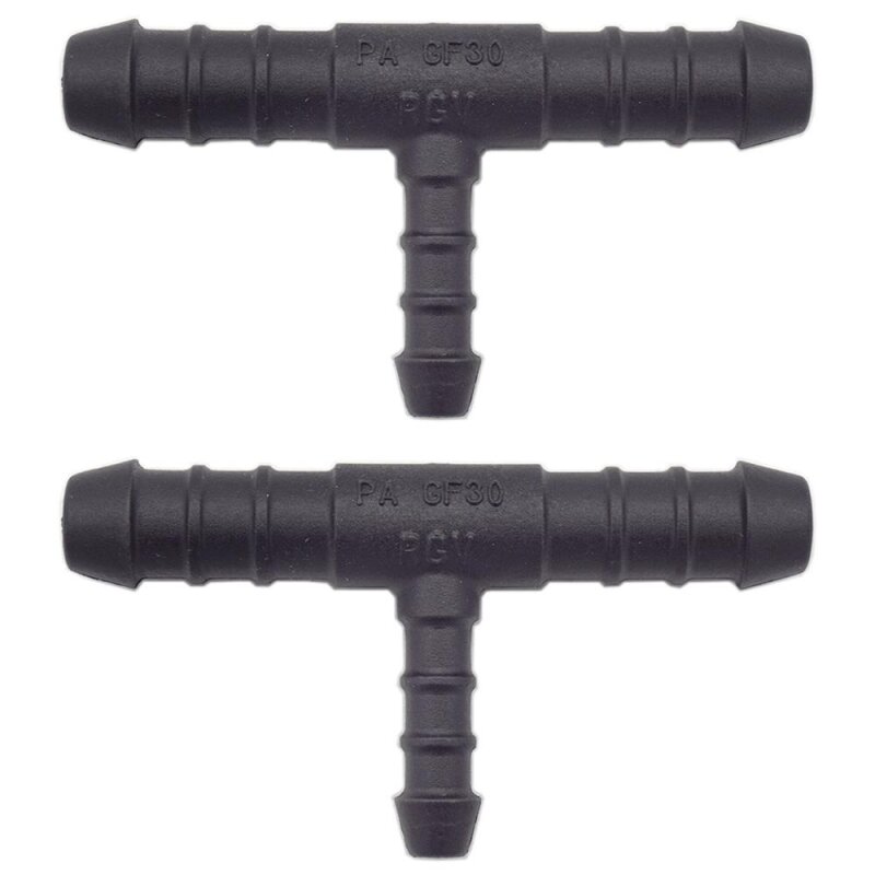 2 x YOU.S Original Schlauchverbinder Zwischenstück RGV Ø 10x10x6 mm - T-Stück Reduzierer