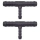 2 x YOU.S Original Schlauchverbinder Zwischenstück RGV Ø 10x10x6 mm - T-Stück Reduzierer