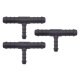 3 x YOU.S Original Schlauchverbinder Zwischenstück RGV Ø 10x10x6 mm - T-Stück Reduzierer