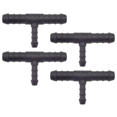 4 x YOU.S Original Schlauchverbinder Zwischenstück RGV Ø 10x10x6 mm - T-Stück Reduzierer