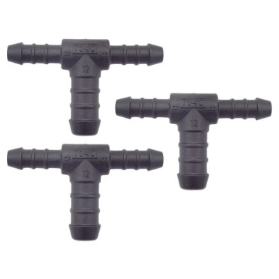 3 x YOU.S Original Schlauchverbinder Zwischenstück RGV Ø 8x8x12 mm - T-Stück Reduzierer
