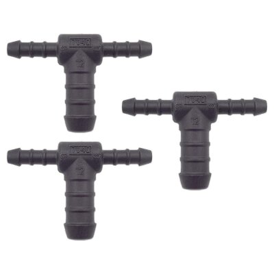 3 x YOU.S Original Schlauchverbinder Zwischenstück RGV Ø 6x6x12 mm - T-Stück Reduzierer