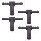 4 x YOU.S Original Schlauchverbinder Zwischenstück RGV Ø 6x6x12 mm - T-Stück Reduzierer