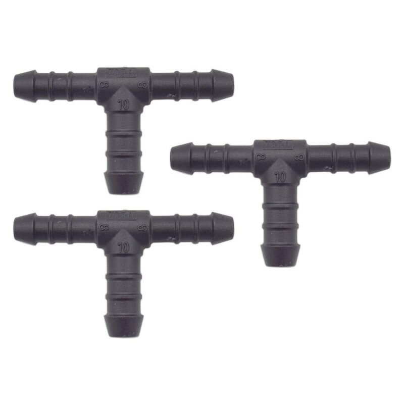 3 x YOU.S Original Schlauchverbinder Zwischenstück RGV Ø 8x8x10 mm - T-Stück Reduzierer