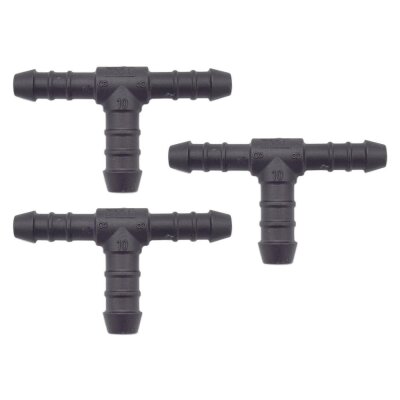 3 x YOU.S Original Schlauchverbinder Zwischenstück RGV Ø 8x8x10 mm - T-Stück Reduzierer
