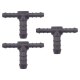 3 x YOU.S Original Schlauchverbinder Zwischenstück RGV Ø 6x6x10 mm - T-Stück Reduzierer