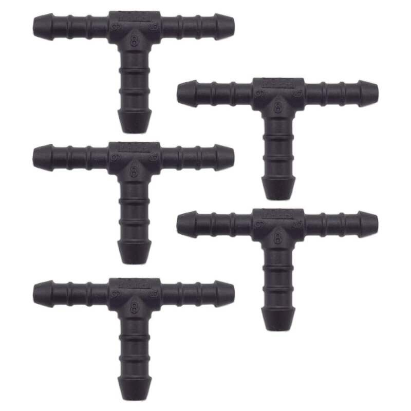 5 x YOU.S Original Schlauchverbinder Zwischenstück RGV Ø 6x6x8 mm - T-Stück Reduzierer