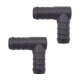 2 x YOU.S Original Schlauchverbinder Zwischenstück RGV Ø 16 mm 90° Winkel - L Form