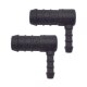 2 x YOU.S Original Schlauchverbinder Zwischenstück RGV Ø 14x6 mm 90° Winkel - L Form