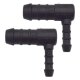 2 x YOU.S Original Schlauchverbinder Zwischenstück RGV Ø 12x6 mm 90° Winkel - L Form