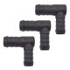3 x YOU.S Original Schlauchverbinder Zwischenstück RGV Ø 16x14 mm 90° Winkel - L Form