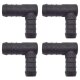 4 x YOU.S Original Schlauchverbinder Zwischenstück RGV Ø 16x14 mm 90° Winkel - L Form